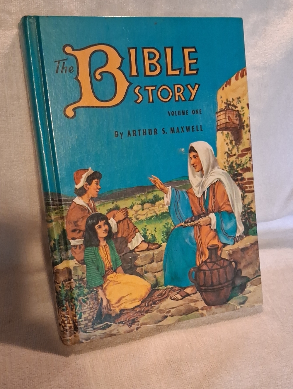 The Bible Story Volume One - Blue Illustrated Hardcover 1963